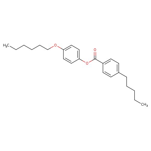 CCCCCCOc1ccc(cc1)OC(=O)c1ccc(cc1)CCCCC