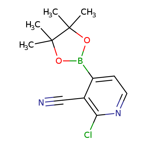 N#Cc1c(ccnc1Cl)B1OC(C(O1)(C)C)(C)C