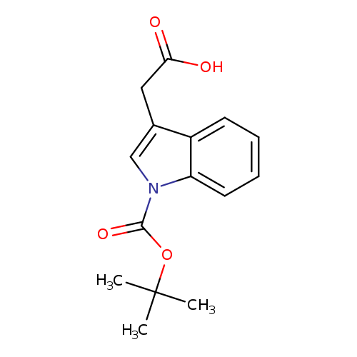 OC(=O)Cc1cn(c2c1cccc2)C(=O)OC(C)(C)C