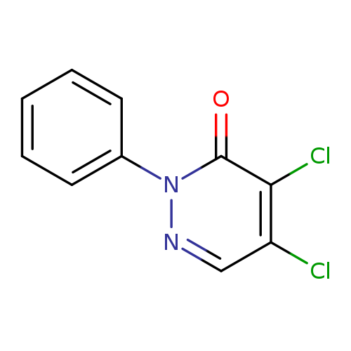 Clc1cnn(c(=O)c1Cl)c1ccccc1