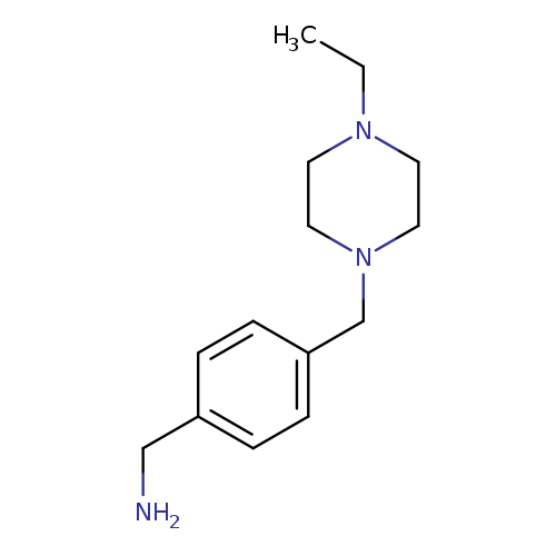 CCN1CCN(CC1)Cc1ccc(cc1)CN