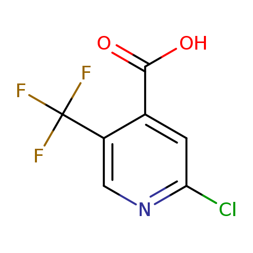 Clc1ncc(c(c1)C(=O)O)C(F)(F)F