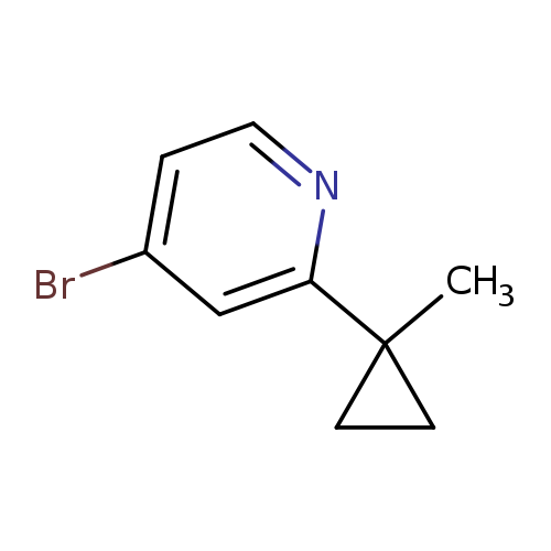 CC1(CC1)c1nccc(c1)Br