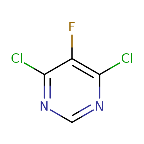 Clc1ncnc(c1F)Cl