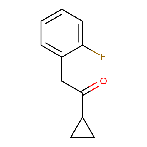 O=C(C1CC1)Cc1ccccc1F