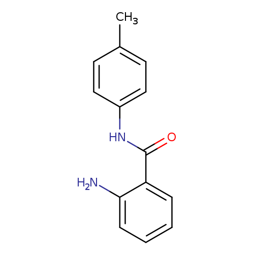 Cc1ccc(cc1)NC(=O)c1ccccc1N