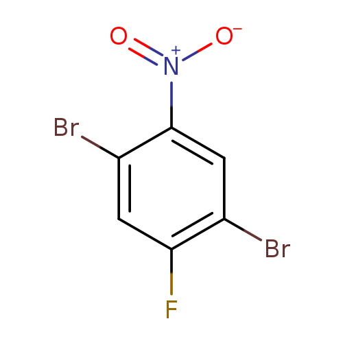 Brc1cc([N+](=O)[O-])c(cc1F)Br