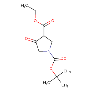 CCOC(=O)C1CN(CC1=O)C(=O)OC(C)(C)C