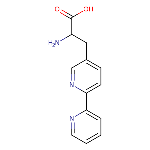 NC(C(=O)O)Cc1ccc(nc1)c1ccccn1