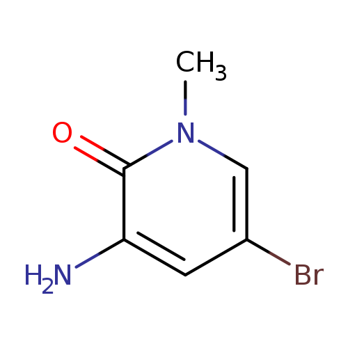 Brc1cn(C)c(=O)c(c1)N