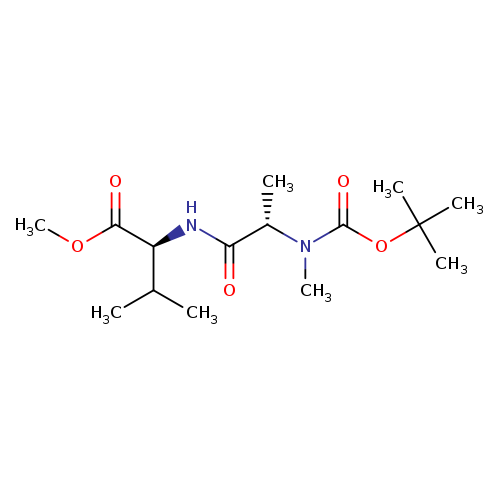 COC(=O)[C@H](C(C)C)NC(=O)[C@@H](N(C(=O)OC(C)(C)C)C)C