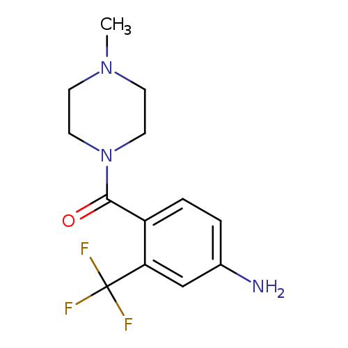 CN1CCN(CC1)C(=O)c1ccc(cc1C(F)(F)F)N