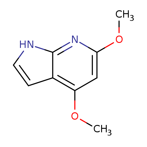 COc1cc(OC)c2c(n1)[nH]cc2