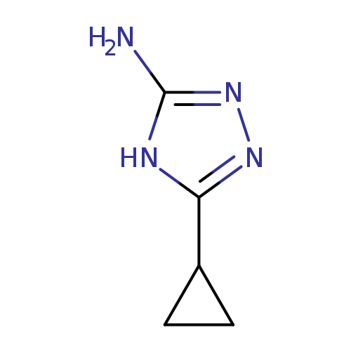 Nc1nnc([nH]1)C1CC1