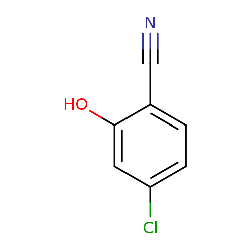 N#Cc1ccc(cc1O)Cl