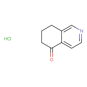 O=C1CCCc2c1ccnc2.Cl
