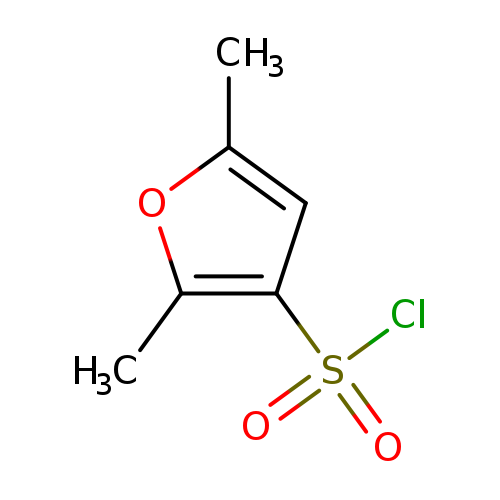 Cc1oc(c(c1)S(=O)(=O)Cl)C