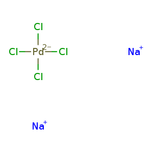 Cl[Pd-2](Cl)(Cl)Cl.[Na+].[Na+]