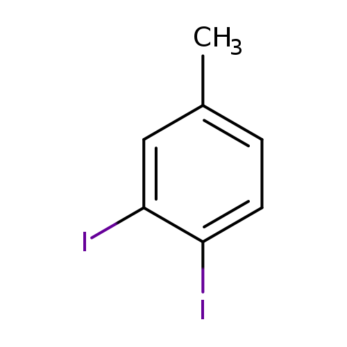 Cc1ccc(c(c1)I)I