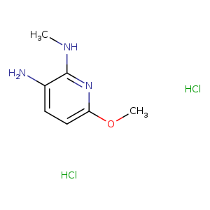 CNc1nc(OC)ccc1N.Cl.Cl