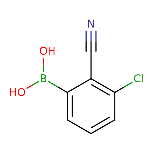 N#Cc1c(Cl)cccc1B(O)O