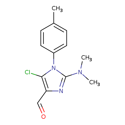 O=Cc1nc(n(c1Cl)c1ccc(cc1)C)N(C)C