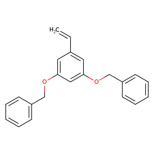 C=Cc1cc(OCc2ccccc2)cc(c1)OCc1ccccc1