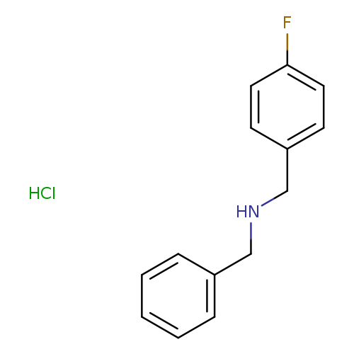 Fc1ccc(cc1)CNCc1ccccc1.Cl