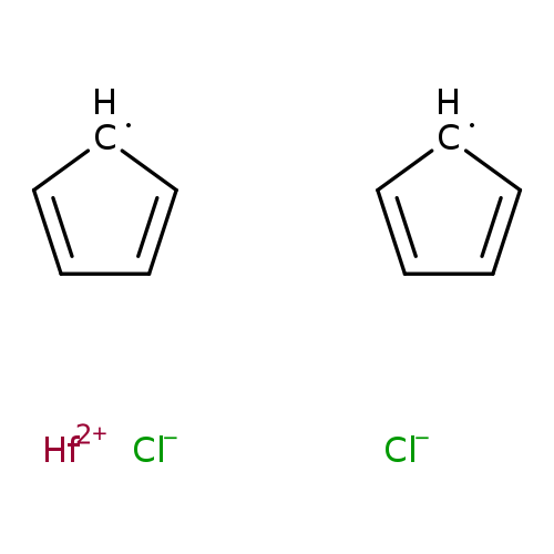 [CH]1C=CC=C1.[CH]1C=CC=C1.[Cl-].[Cl-].[Hf+2]
