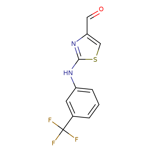 O=Cc1csc(n1)Nc1cccc(c1)C(F)(F)F