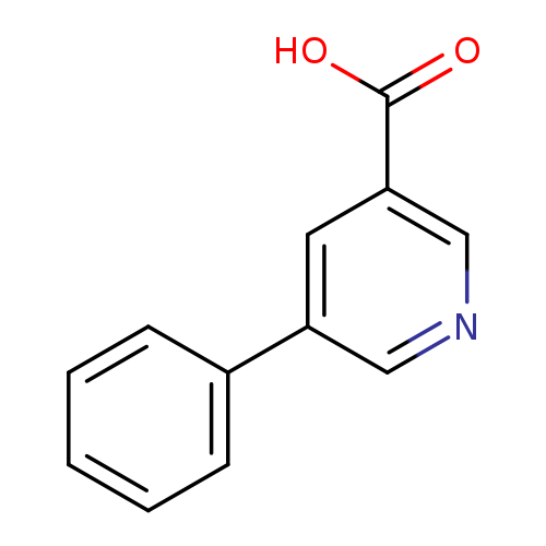 OC(=O)c1cncc(c1)c1ccccc1