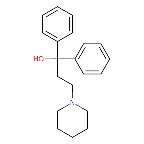 OC(c1ccccc1)(c1ccccc1)CCN1CCCCC1