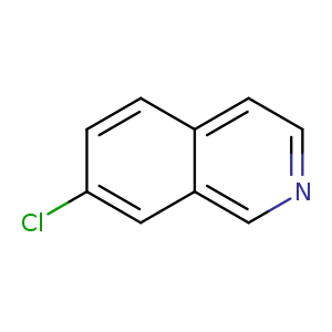 Clc1ccc2c(c1)cncc2