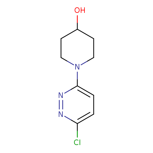 OC1CCN(CC1)c1ccc(nn1)Cl