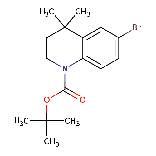 Brc1ccc2c(c1)C(C)(C)CCN2C(=O)OC(C)(C)C