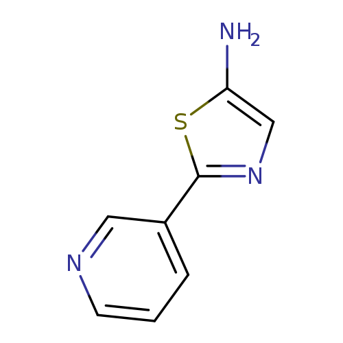 Nc1cnc(s1)c1cccnc1