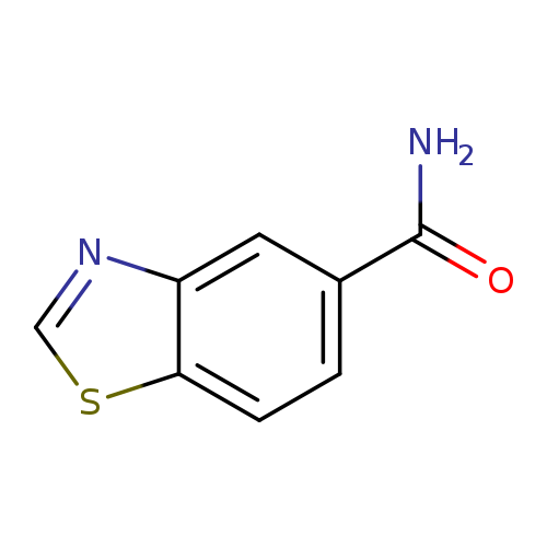 NC(=O)c1ccc2c(c1)ncs2