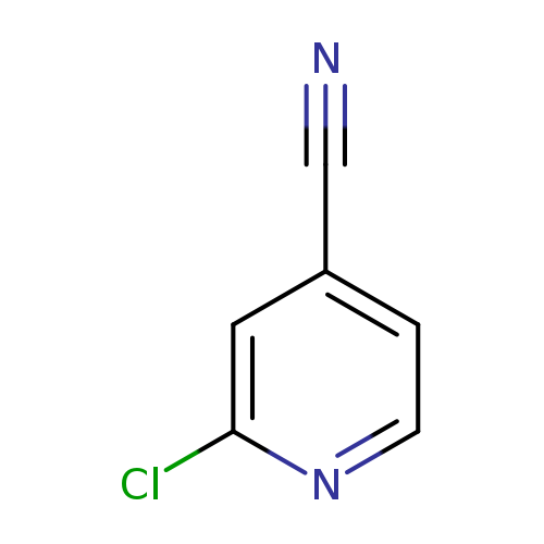 N#Cc1ccnc(c1)Cl