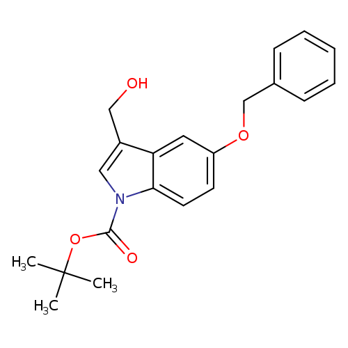 OCc1cn(c2c1cc(OCc1ccccc1)cc2)C(=O)OC(C)(C)C