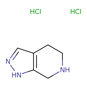 C1NCc2c(C1)cn[nH]2.Cl.Cl
