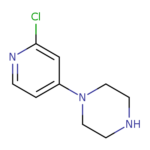 Clc1nccc(c1)N1CCNCC1