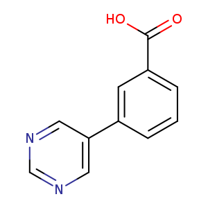 OC(=O)c1cccc(c1)c1cncnc1