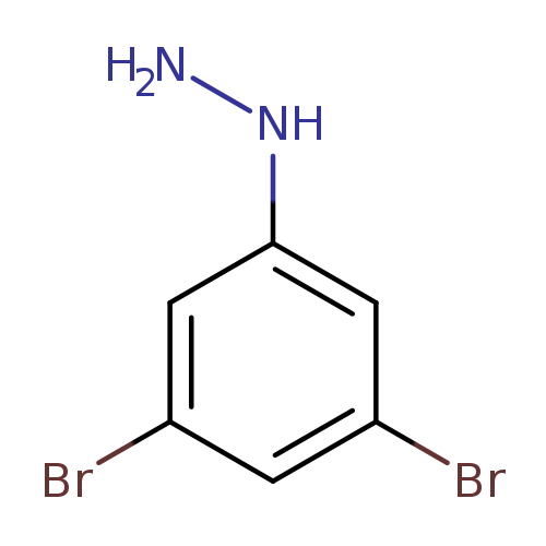 NNc1cc(Br)cc(c1)Br