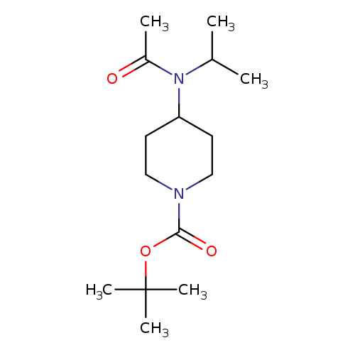 CC(N(C1CCN(CC1)C(=O)OC(C)(C)C)C(=O)C)C