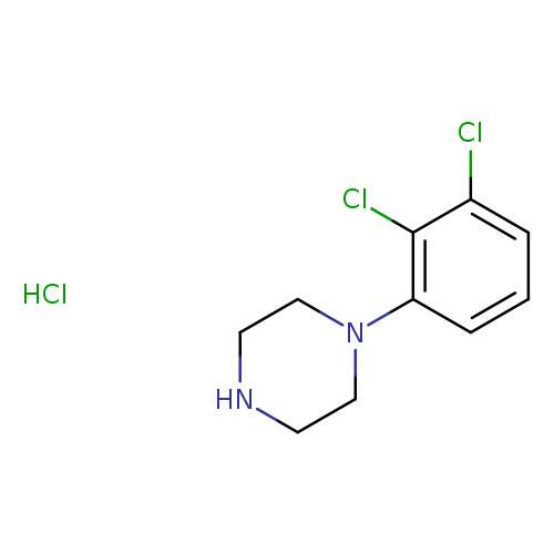 Clc1c(Cl)cccc1N1CCNCC1.Cl