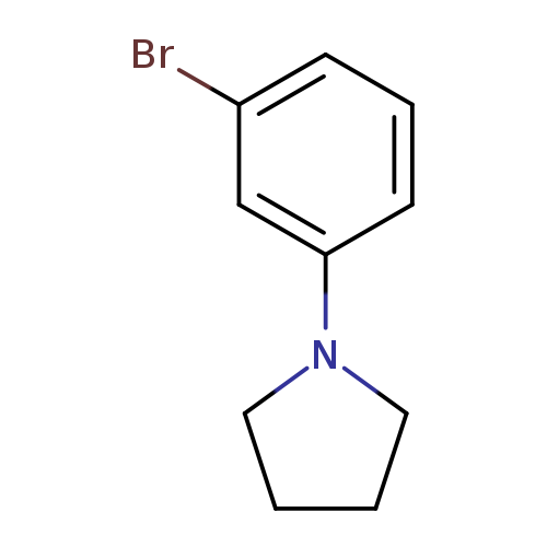 Brc1cccc(c1)N1CCCC1