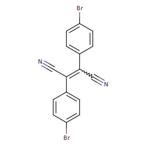 N#CC(=C(c1ccc(cc1)Br)C#N)c1ccc(cc1)Br
