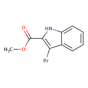 COC(=O)c1[nH]c2c(c1Br)cccc2