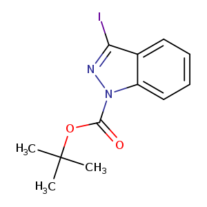 Ic1nn(c2c1cccc2)C(=O)OC(C)(C)C