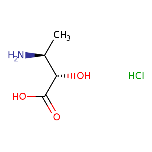 C[C@@H]([C@@H](C(=O)O)O)N.Cl